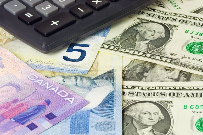 Canada money on sale to usd